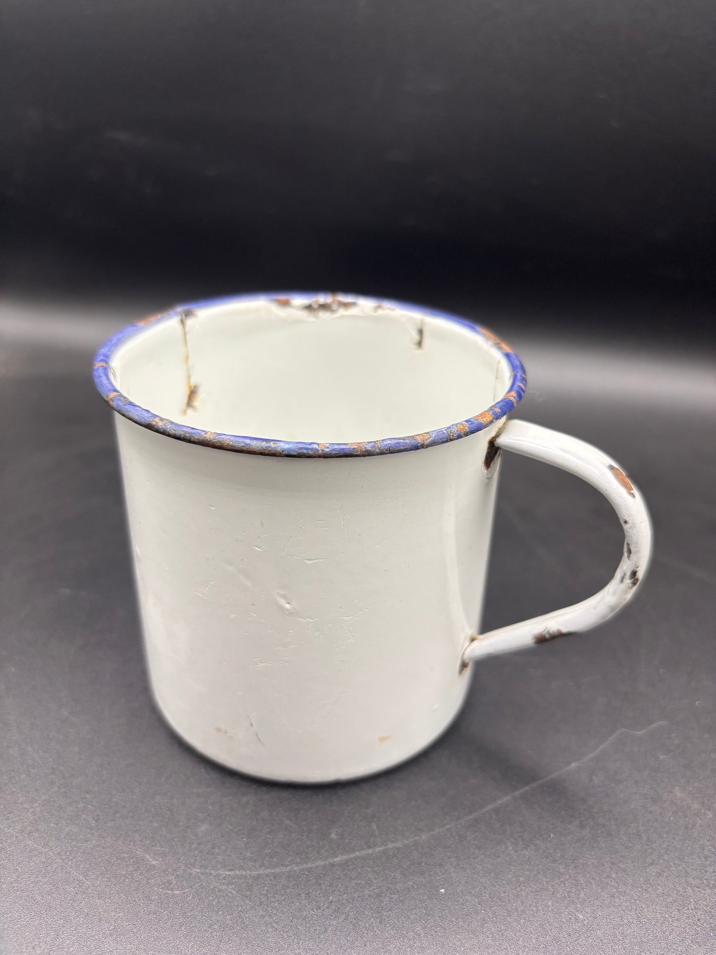 WW1 British Enamel Mug Somme Find