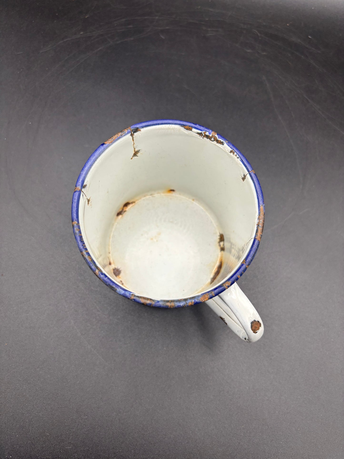 WW1 British Enamel Mug Somme Find