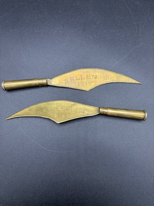 WW1 Trench Art Bellenglise Hindenburg Line 1918