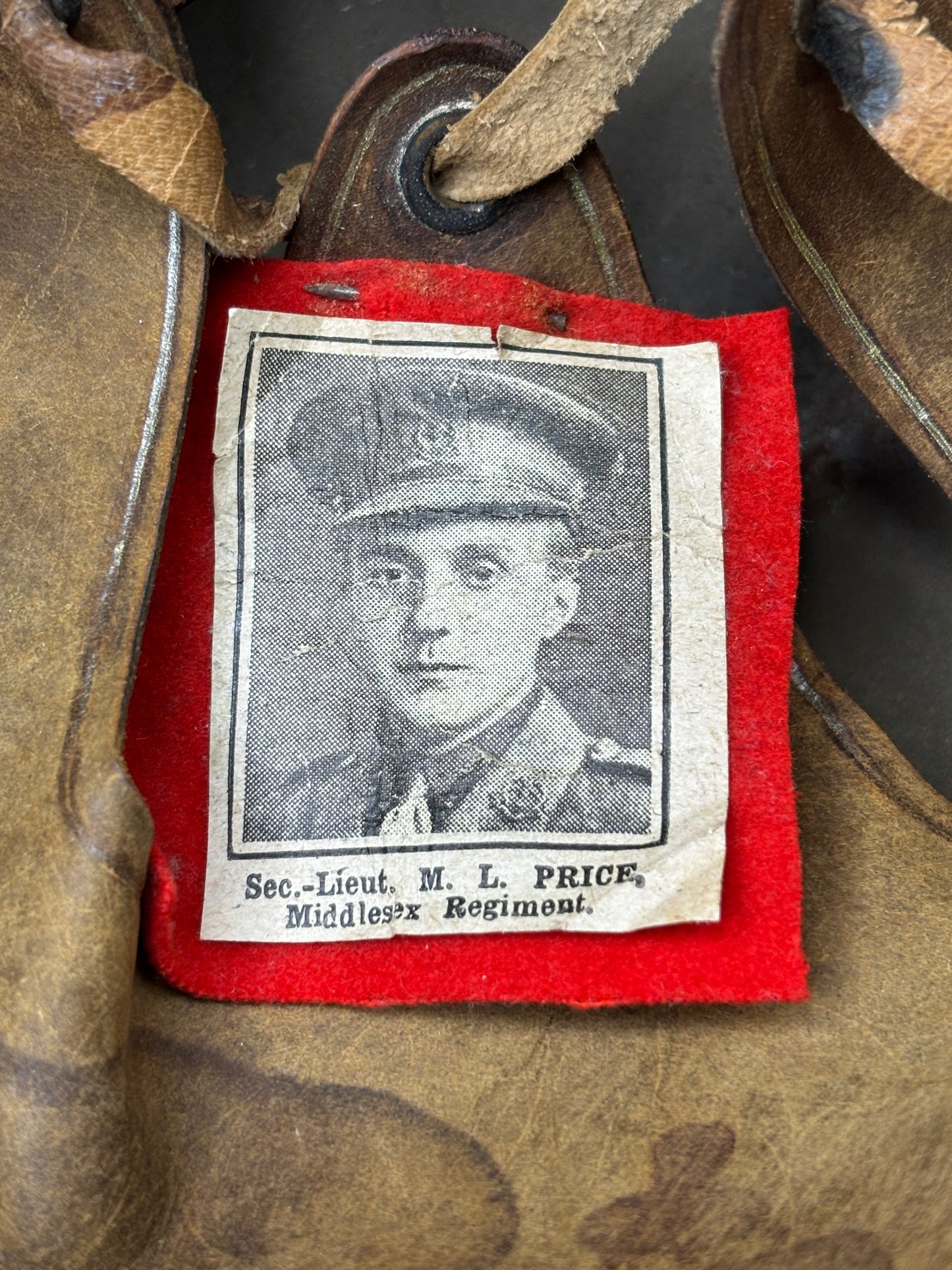 WW1 British Private Purchase Helmet 7th Middlesex Regiment KIA Gommecourt 26th June 1916