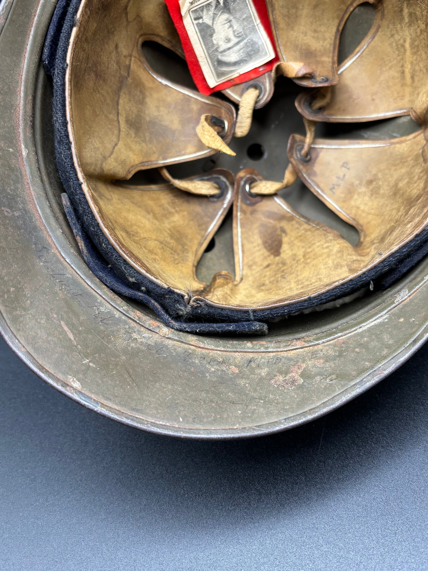 WW1 British Private Purchase Helmet 7th Middlesex Regiment KIA Gommecourt 26th June 1916