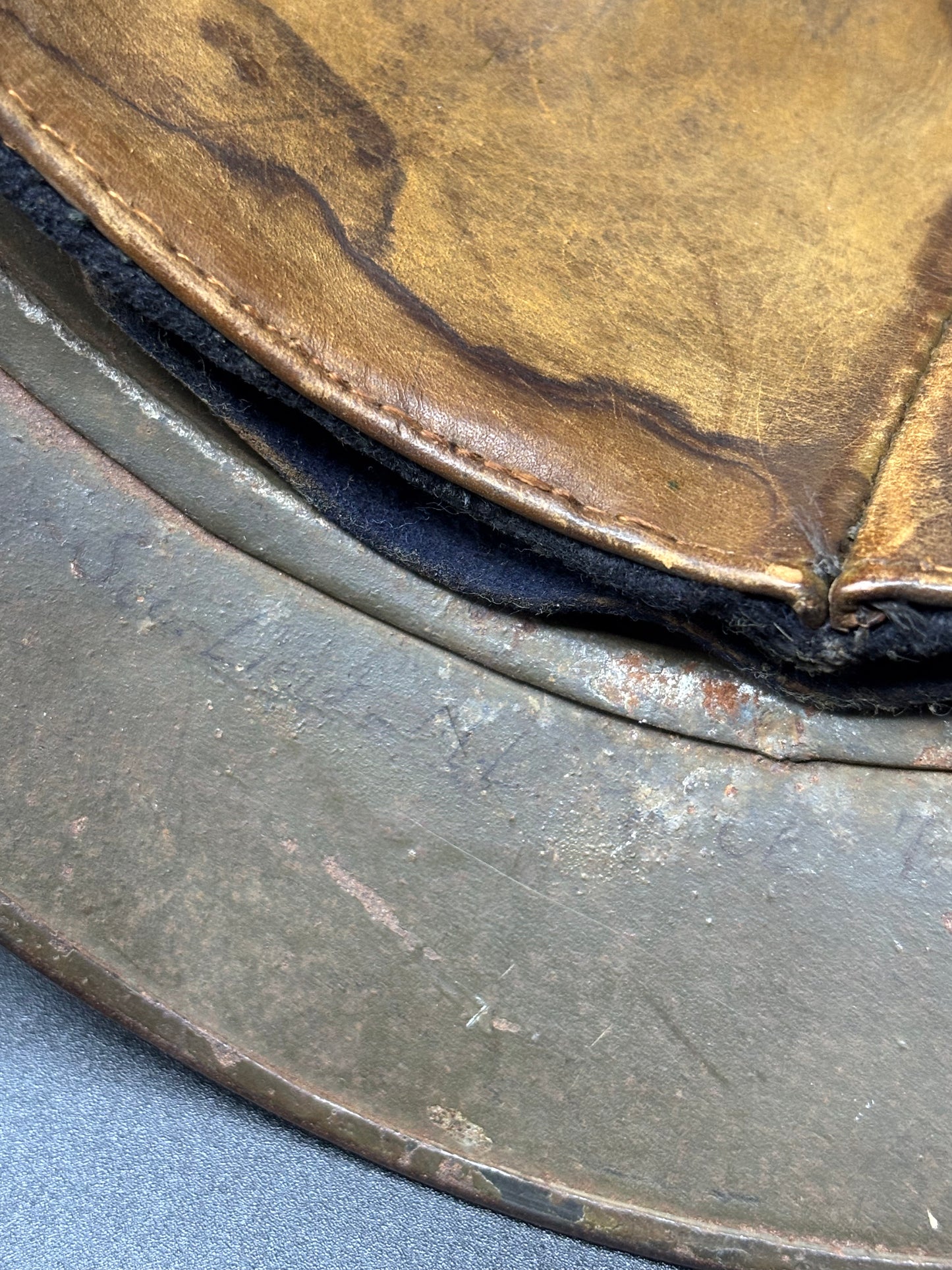 WW1 British Private Purchase Helmet 7th Middlesex Regiment KIA Gommecourt 26th June 1916