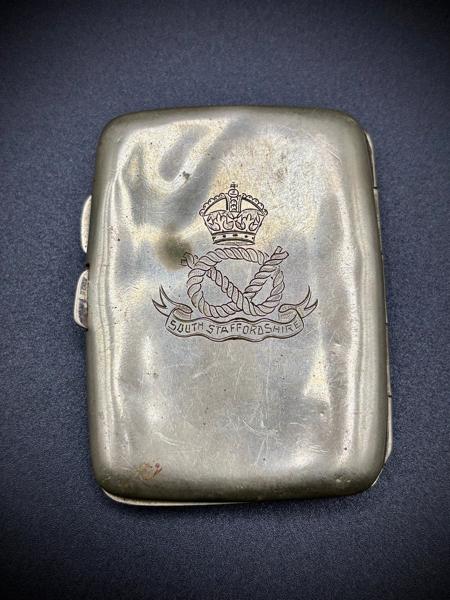 WW1 South Staffordshire Cigarette Case