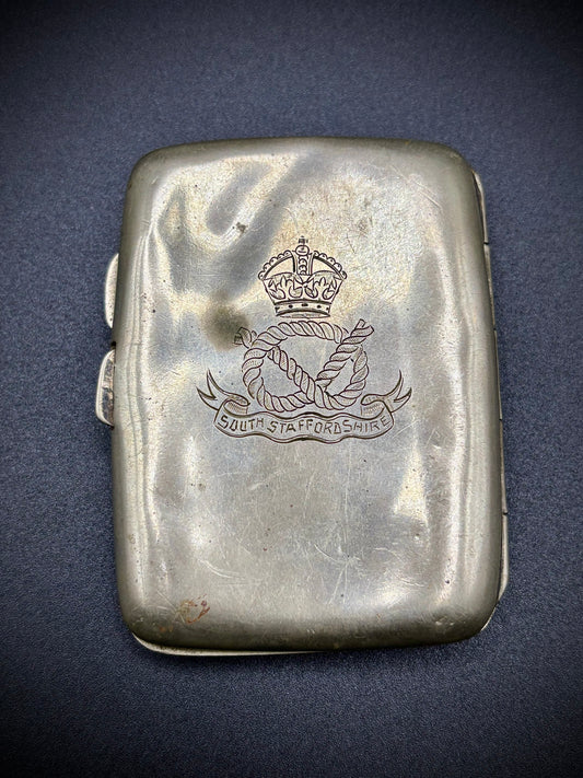 WW1 South Staffordshire Cigarette Case