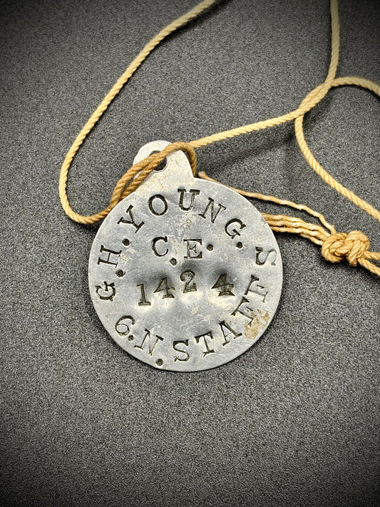 WW1 Identity Disk 6th North Staffordshire Battalion