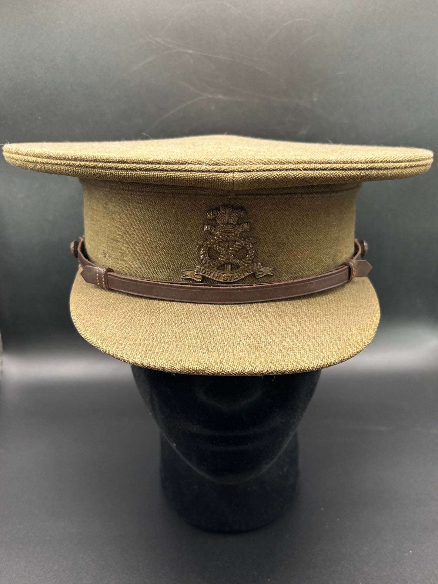 WW1 North Staffordshire Officers Cap