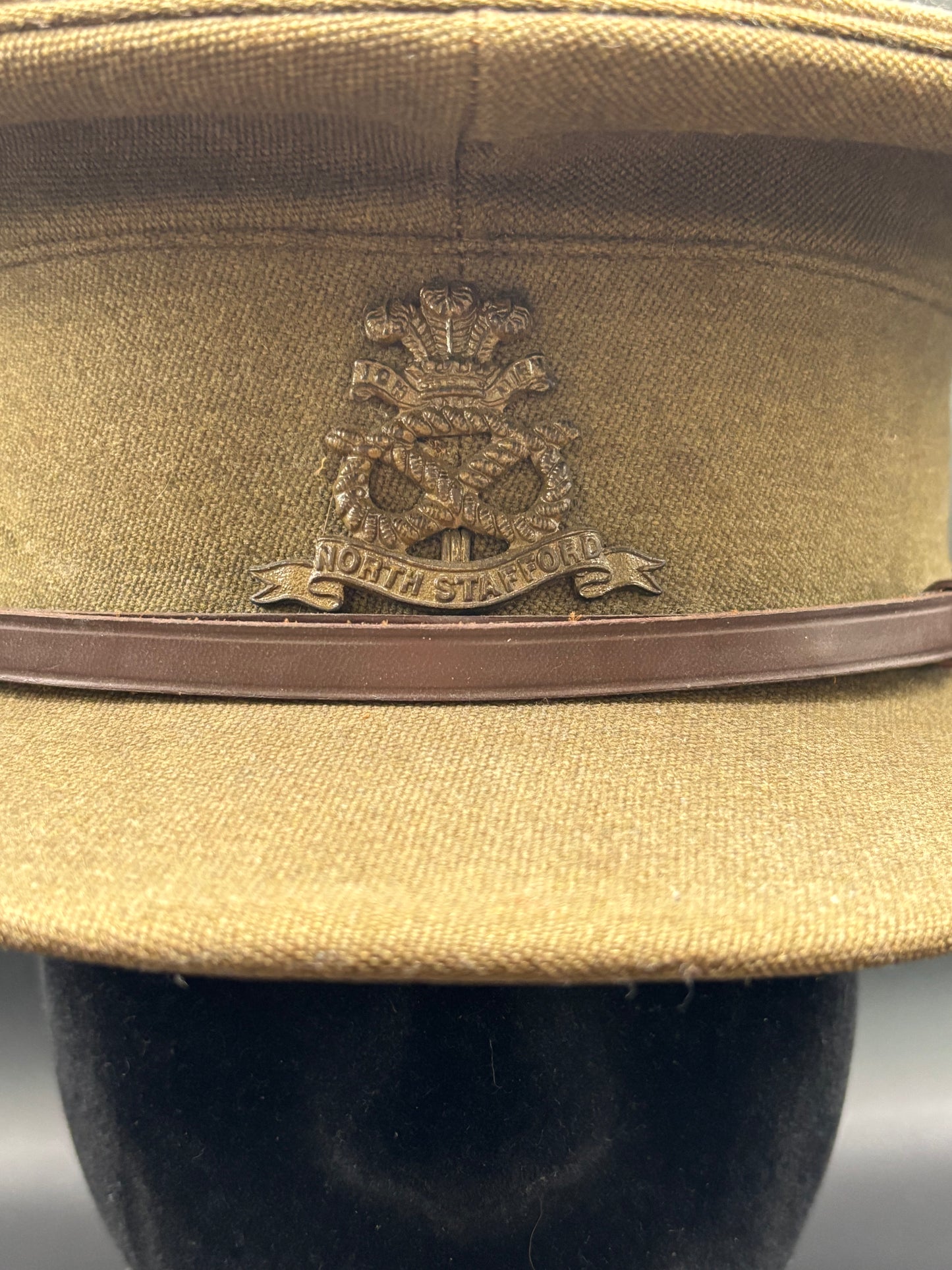 WW1 North Staffordshire Officers Cap