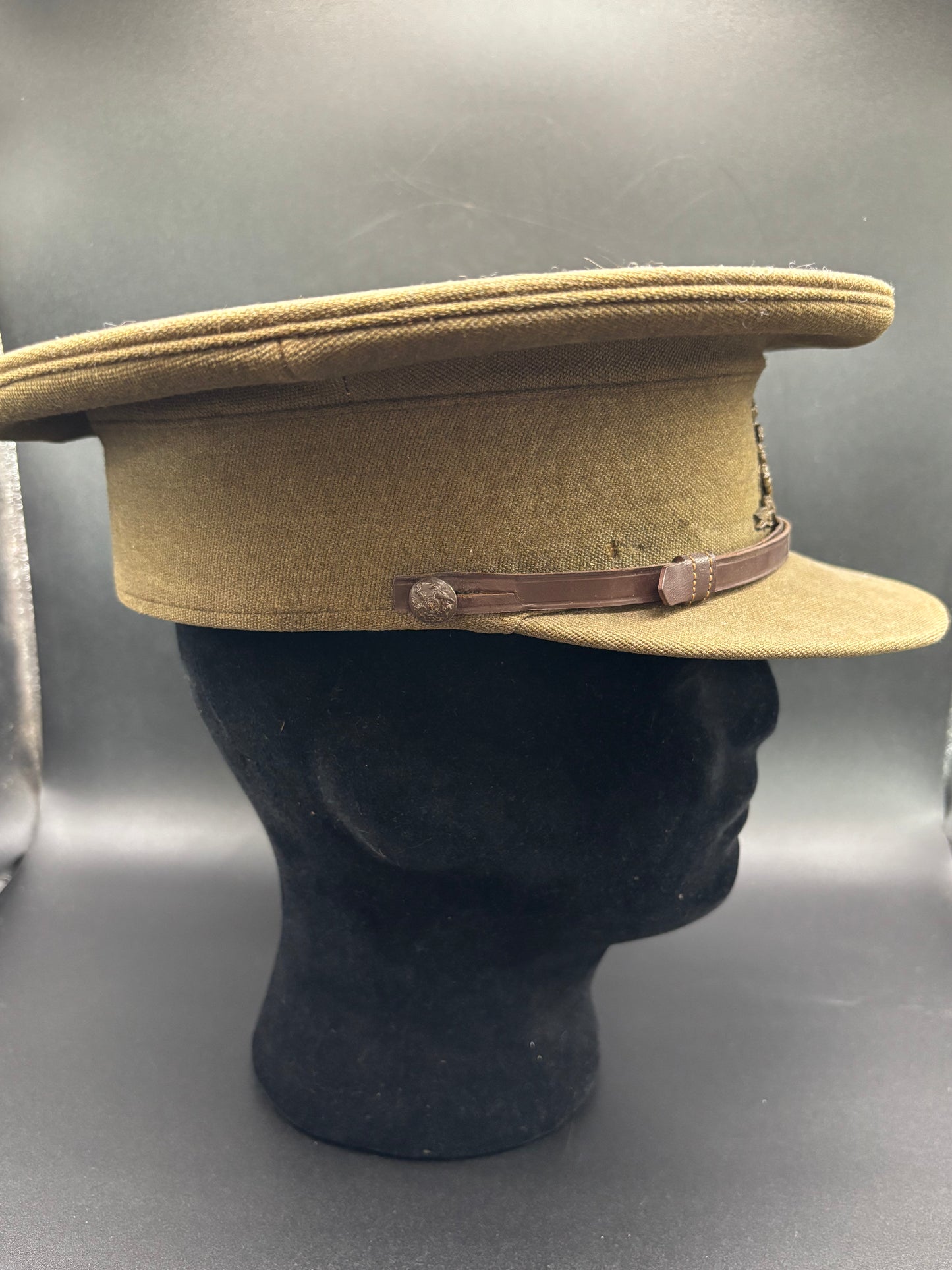 WW1 North Staffordshire Officers Cap