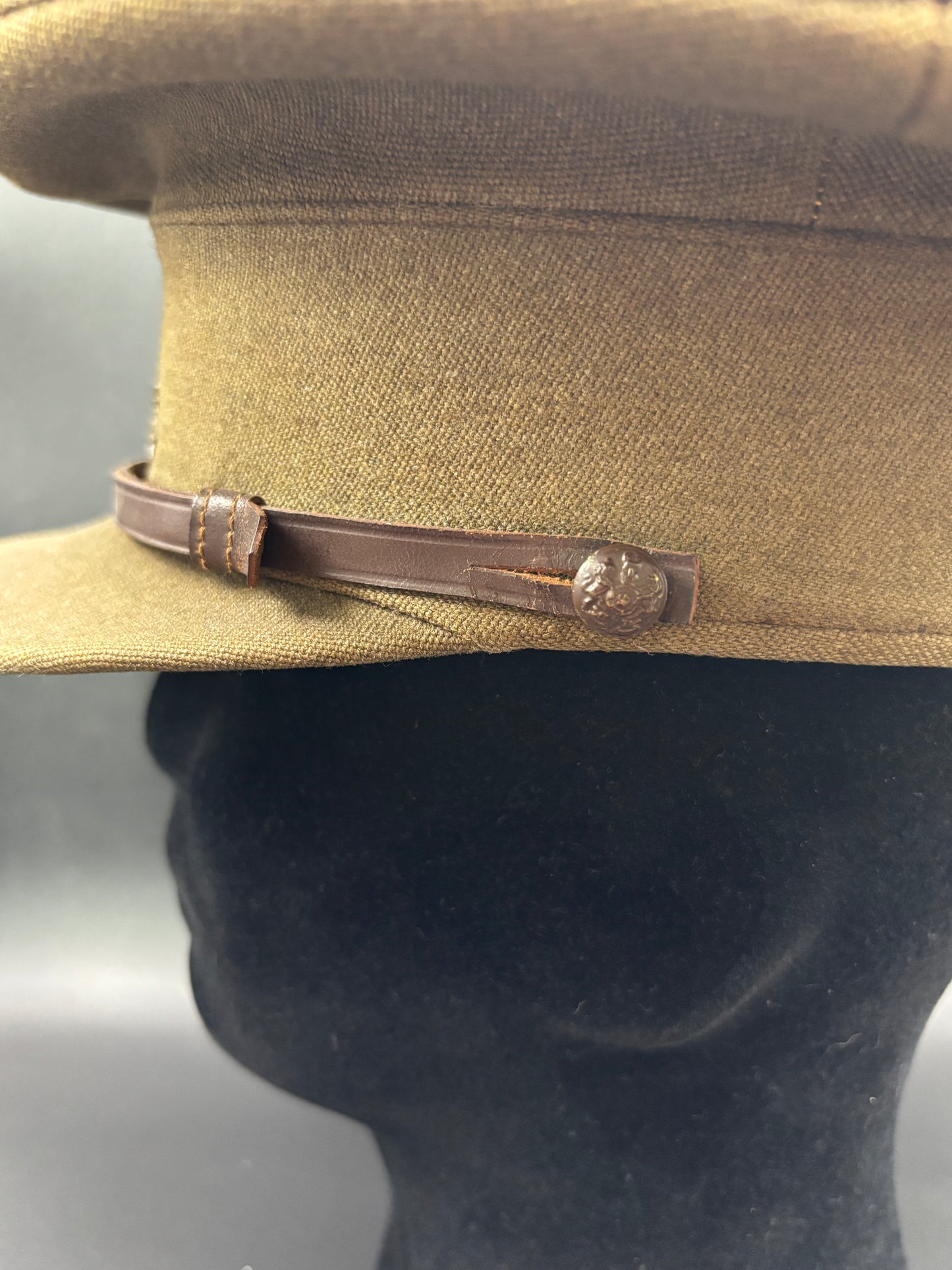 WW1 North Staffordshire Officers Cap