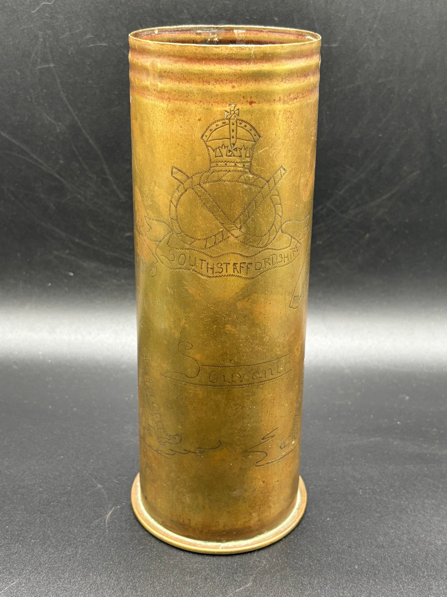WW1 South Staffordshire Regiment Trench Art