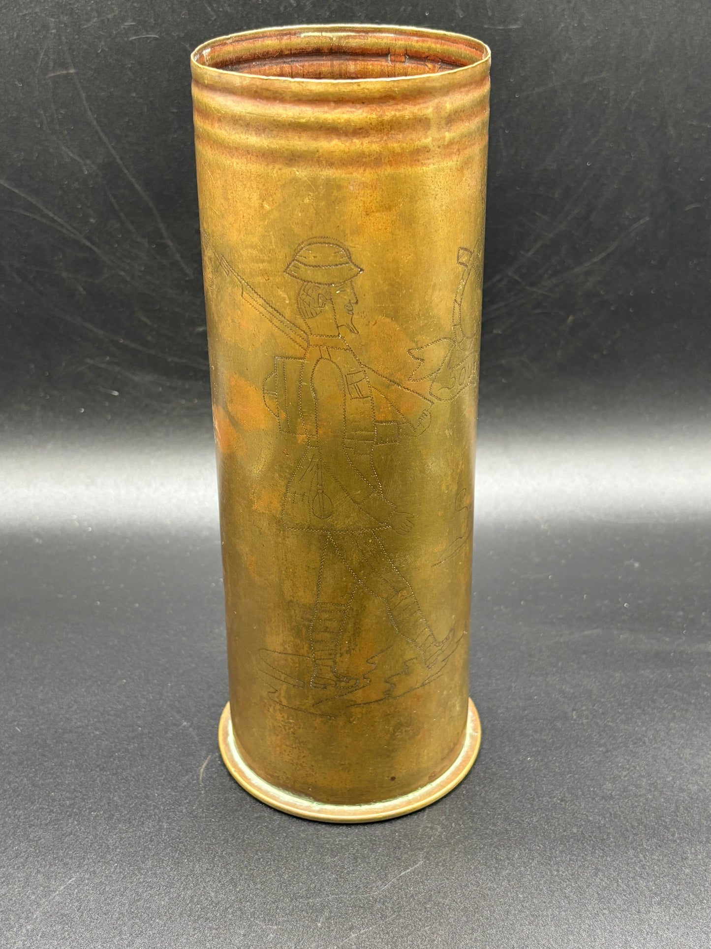 WW1 South Staffordshire Regiment Trench Art