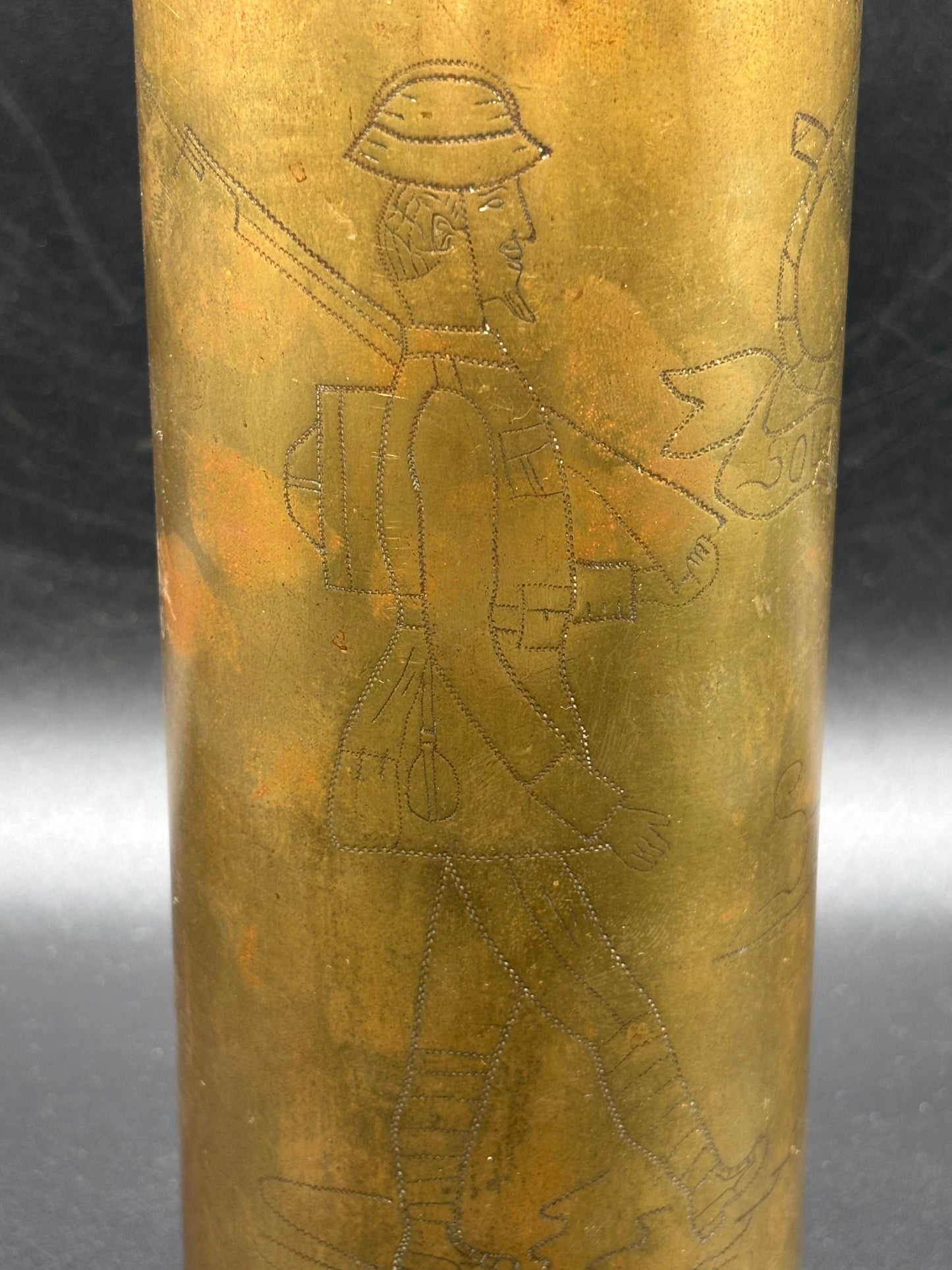 WW1 South Staffordshire Regiment Trench Art