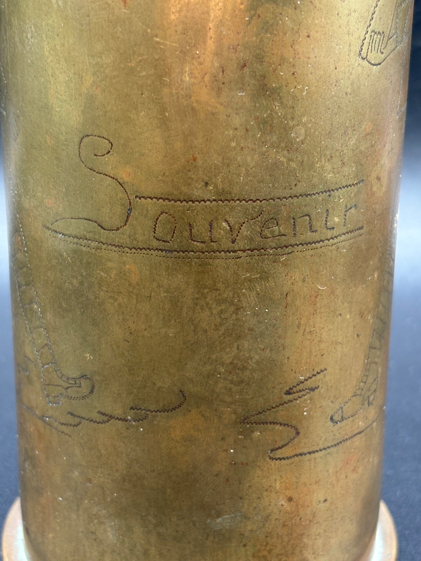 WW1 South Staffordshire Regiment Trench Art