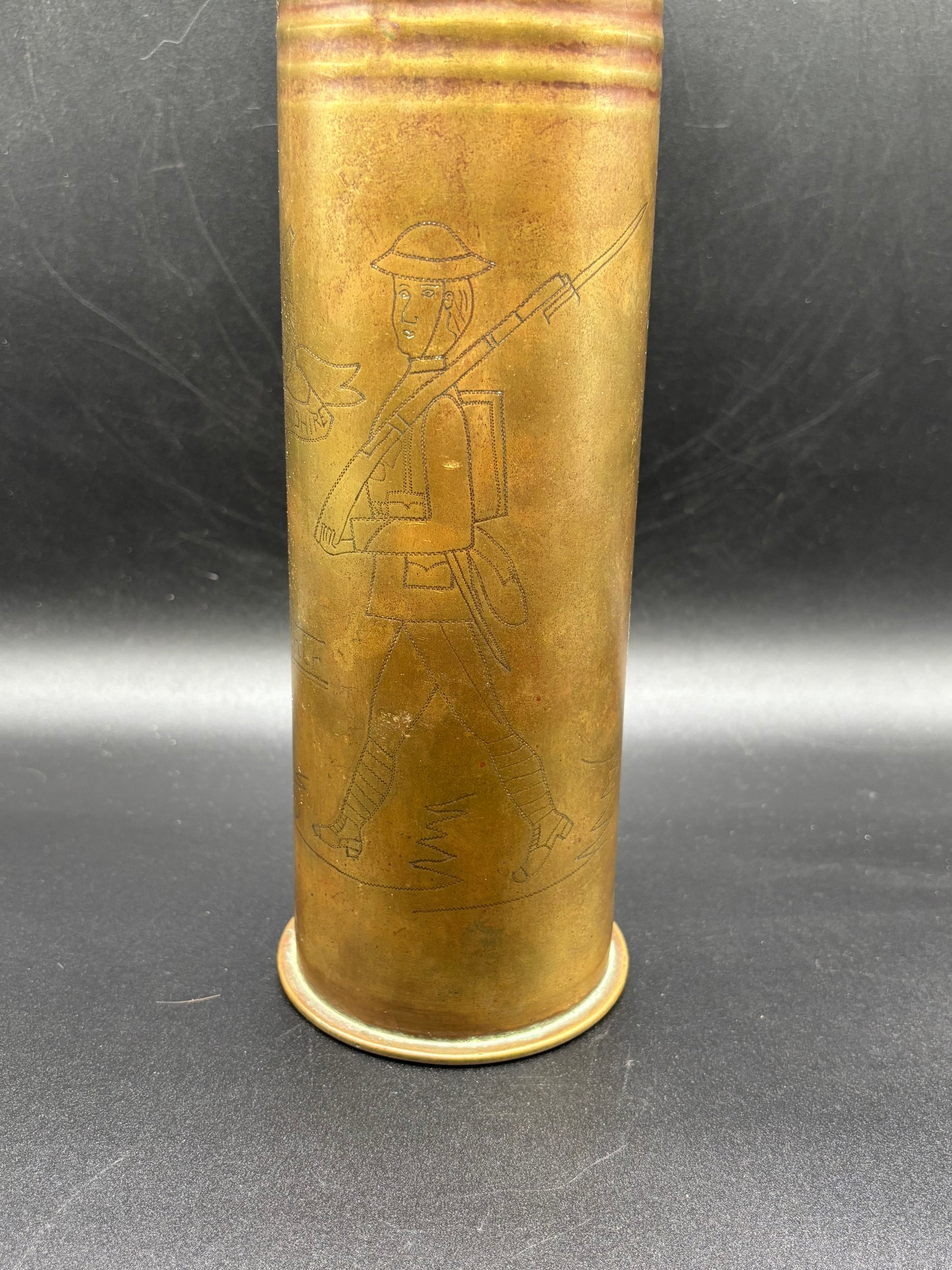 WW1 South Staffordshire Regiment Trench Art