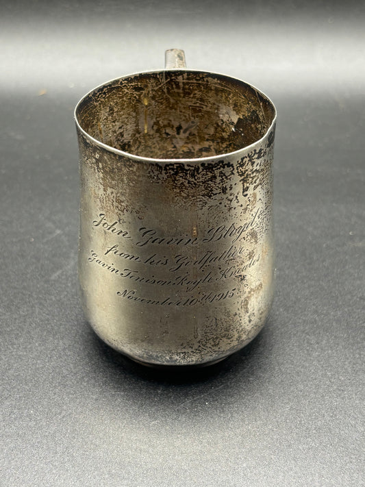 WW1 Silver Cup Gommecourt Casualty 1st July 1916 South Staffordshire Officer