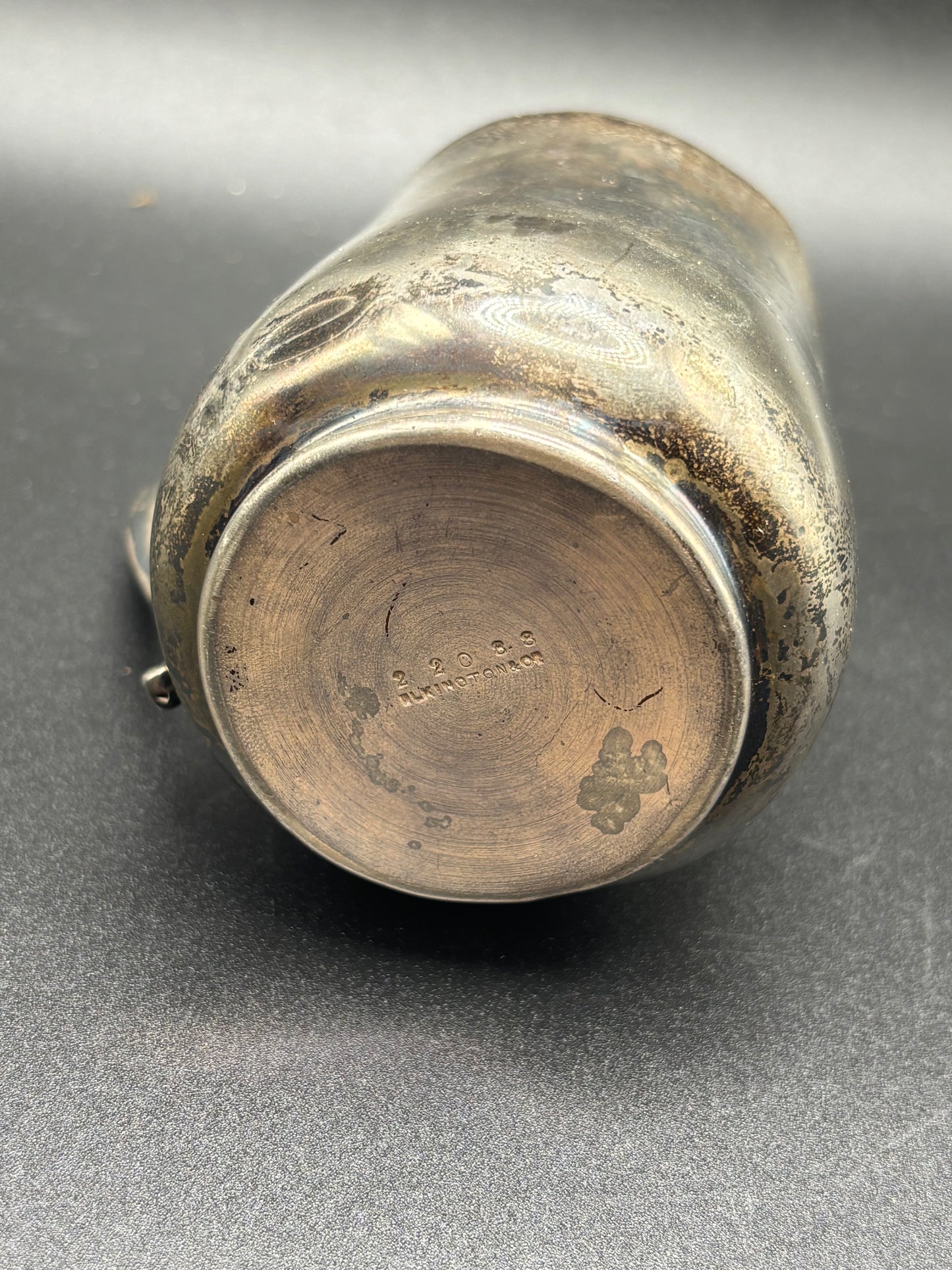 WW1 Silver Cup Gommecourt Casualty 1st July 1916 South Staffordshire Officer